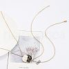 2Pcs Yin-yang Black and White Cat Shaped 201 Stainless Steel Enamel Pendant Necklaces for Couple FS-WG6093D-01-1
