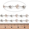 Handmade Brass & Glass Bead Chains CHC-L051-03P-04-2