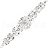 1Pc Shiny Flower Crystal Rhinestone Trim DIY-FG0003-36-1