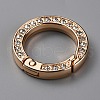 Alloy Crystal Rhinestone Spring Gate Rings FIND-WH0129-34A-KCG-2