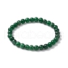 Natural Emerald Quartz Beaded Bracelets BJEW-JB10214-02-1
