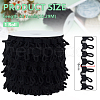 BENECREAT 1Bundle Polyester Elastic Button Looping Trim OCOR-BC0006-93A-2