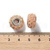 AB Color Resin Rose Flower European Beads X-RESI-M001-05-4