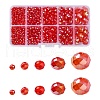 Electroplate Glass Beads Strands EGLA-YW0003-87B-1