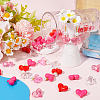 SUNNYCLUE 100Pcs 5 Colors Opaque & Transparent Acrylic Beads MACR-SC0001-78-4