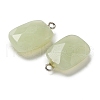 Natural Xiuyan Jade Pendants G-K385-09P-2