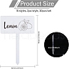 CHGCRAFT 1 Set Acrylic Plant Labels AJEW-CA0004-57A-3