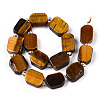 Natural Tiger Eye Beads Strands G-C098-A23-01-3