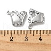 Brass Micro Pave Clear Cubic Zirconia Pendants KK-H460-12P-3