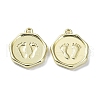 Rack Plating Alloy Pendants PALLOY-Q458-06G-1