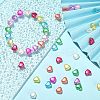 200Pcs ABS Plastic Imitation Pearl Beads KY-CJ0001-62-6