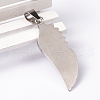 304 Stainless Steel Big Pendants STAS-K031-01-2