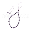 Natural Amethyst Mobile Straps HJEW-JM03418-02-4