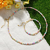 Fashionable European and American Style Shell Beaded Bracelets & Necklaces Set for Women VE9378-3