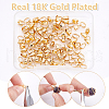 Unicraftale 150Pcs Brass Snap on Bails KK-UN0002-70-4
