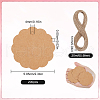 SOFPLATE 200Pcs Blank Kraft Paper Gift Tags CDIS-SP0001-10C-2