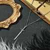 Gothic 304 Stainless Steel Cable Chain Necklaces NJEW-JN04983-01-2