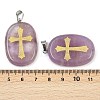 Natural Amethyst Pendants G-S392-01E-3