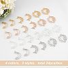 Olycraft Alloy Kitten Open Back Bezel Links PALLOY-OC0002-42-RS-4