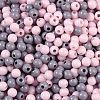 Opaque Acrylic Beads X1-OACR-H118-07B-09-3