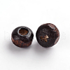 Dyed Natural Wood Beads WOOD-S614-1-LF-2