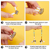 Unicraftale 6Pcs 201 Stainless Steel Mini Spring Bead Clamps for Beading Jewelry Making TOOL-UN0001-43-3