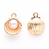 Alloy Enamel Charms ENAM-R059-03D-G-RS-2