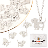 Beebeecraft 16Pcs 201 Stainless Steel Pendants STAS-BBC0005-28-1