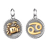 316 Surgical Stainless Steel Pendants STAS-S045-40-3