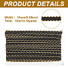 Polyester Filigree Wavy Lace Ribbon OCOR-WH0082-211A-2
