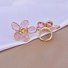 Alloy & Rhinestone/Synthetic Quartz Cuff Rings FS-WGD97BC-04-2