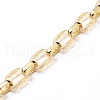 Handmade Transparent Acrylic & CCB Plastic Cable Chains X-AJEW-JB00829-2