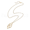 3Pcs 3 Styles 304 Stainless Steel Cuboid Link Chain Macrame Pouch Empty Stone Holder Necklace Making NJEW-JN05198-5