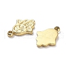 Ion Plating(IP) 304 Stainless Steel Charms STAS-Q254-40G-2
