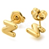 304 Stainless Steel Stud Earrings EJEW-I316-01G-Z-2
