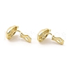 Alloy Clip-on Earring Findings FIND-L015-008G-2