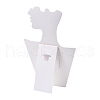 Cardboard Covered with Velvet Necklace & Earring Display Stands ODIS-Q041-04A-02-2