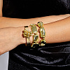 Rectangle Alloy & Iron Bangles Set FS-WGB93A7-01-1