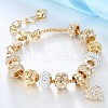 Heart Alloy with Crystal Rhinestone Charm Bracelets FS-WG8E942-01-1