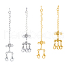 4 Pcs Alloy Chain Extender with Lobster Claw Clasps FIND-WH0126-552-1