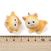 Flocky Resin Pendants FIND-A052-07A-3