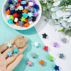 SUNNYCLUE 140Pcs 14 Colors Silicone Beads SIL-SC0002-24-3
