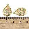 304 Stainless Steel Enamel Pendants STAS-L290-04G-3