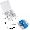 Unicraftale 201 Stainless Steel Rectangle Stamping Blank Tag Pendants STAS-UN0002-77P-8