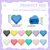   48Pcs 12 Colors Alloy Beads FIND-PH0020-04-2