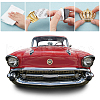 SUPERFINDINGS 4 Sets Zinc Alloy with Self Adhesive Car Decoration DIY-FH0002-75G-5