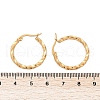 201 Stainless Steel Hoop Earrings X-EJEW-I245-07B-3