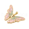 304 Stainless Steel Enamel Pendants STAS-E547-03G-2
