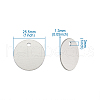 BEADTHOVEN Aluminum Pendants ALUM-BT0001-01-8