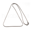 Non-Tarnish 304 Stainless Steel Snake Chain Necklaces NJEW-E122-31A-2